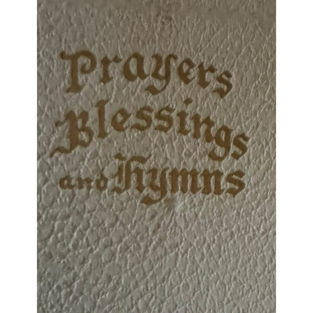 VTG Prayers Blessing Hymns Book 1946 English Hebrew Rabbi Ch. M. Brecher READ - Picture 2 of 8